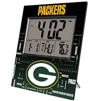 Keyscaper Green Bay Packers Quadtile Digital Desk Clock