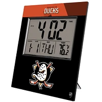 Keyscaper Anaheim Ducks Color Block Digital Desk Clock