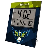 Keyscaper Dallas Wings Color Block Digital Desk Clock