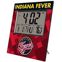 Keyscaper Indiana Fever Color Block Digital Desk Clock