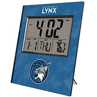 Keyscaper Minnesota Lynx Cross Hatch Digital Desk Clock
