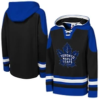 Youth Black Toronto Maple Leafs Ageless Must Have Home V-Neck Pullover Hoodie