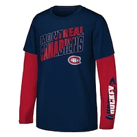 Youth Montreal Canadiens Winning Clapper 3 1 Combo T-Shirt Set