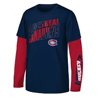 Youth Montreal Canadiens Winning Clapper 3 1 Combo T-Shirt Set