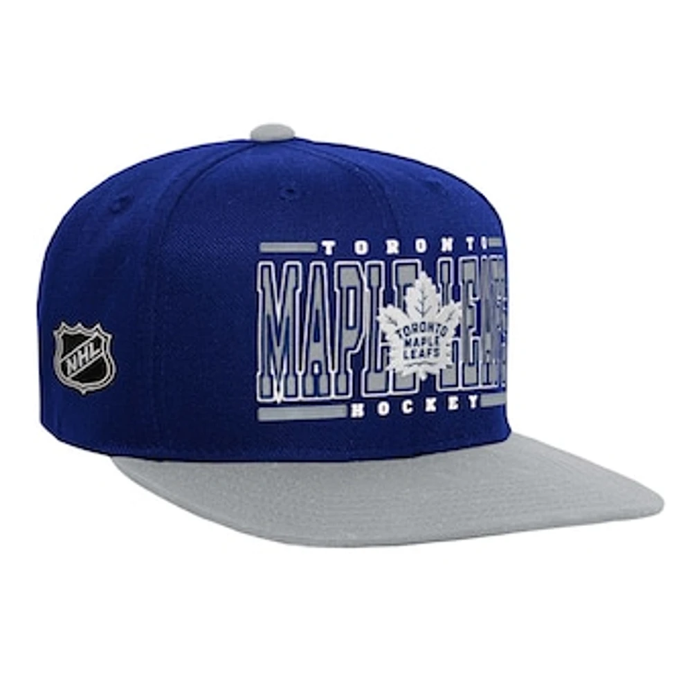 Youth Blue Toronto Maple Leafs Retro Deadstock Snapback Hat