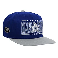 Youth Blue Toronto Maple Leafs Retro Deadstock Snapback Hat