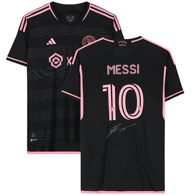 Lionel Messi Inter Miami CF Autographed 2022/23 Black adidas Authentic Jersey