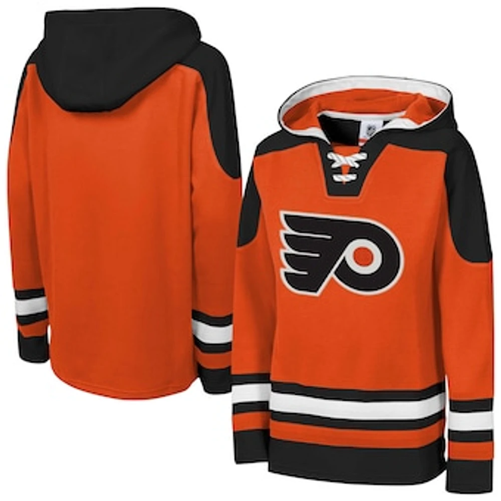 Youth Orange Philadelphia Flyers Ageless Must Have Home V-Neck Pullover Hoodie