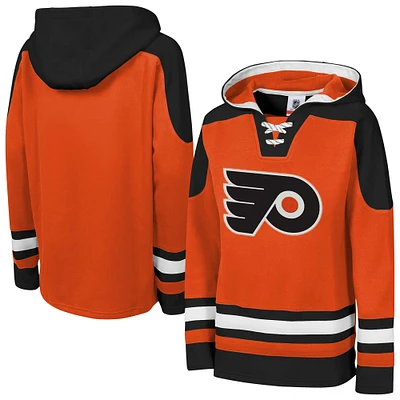 Youth Orange Philadelphia Flyers Ageless Must Have Home V-Neck Pullover Hoodie