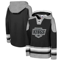 Youth Black Los Angeles Kings Ageless Must Have Home V-Neck Pullover Hoodie