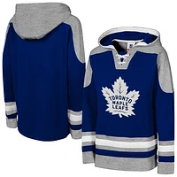 Youth Blue Toronto Maple Leafs Ageless Must Have Home V-Neck Pullover Hoodie