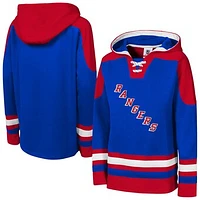 Youth Blue New York Rangers Ageless Must Have Home V-Neck Pullover Hoodie