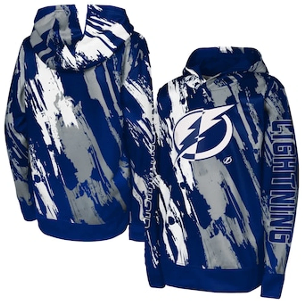 Youth Blue Tampa Bay Lightning Master Snipe Pullover Hoodie