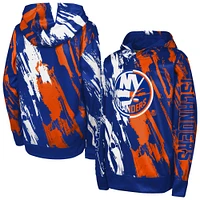 Youth Royal New York Islanders Master Snipe Pullover Hoodie