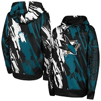 Youth Black San Jose Sharks Master Snipe Pullover Hoodie