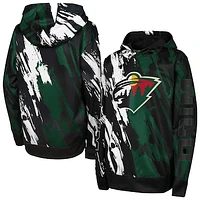 Youth Black Minnesota Wild Master Snipe Pullover Hoodie