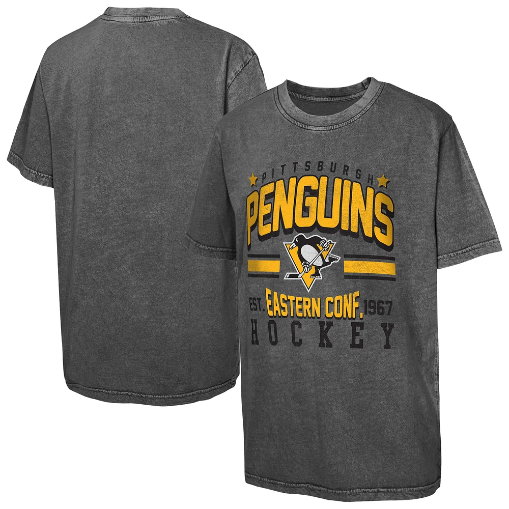 Youth Black Pittsburgh Penguins Sure Short T-Shirt