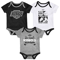 Newborn & Infant Los Angeles Kings Legend Three-Piece Bodysuit Set