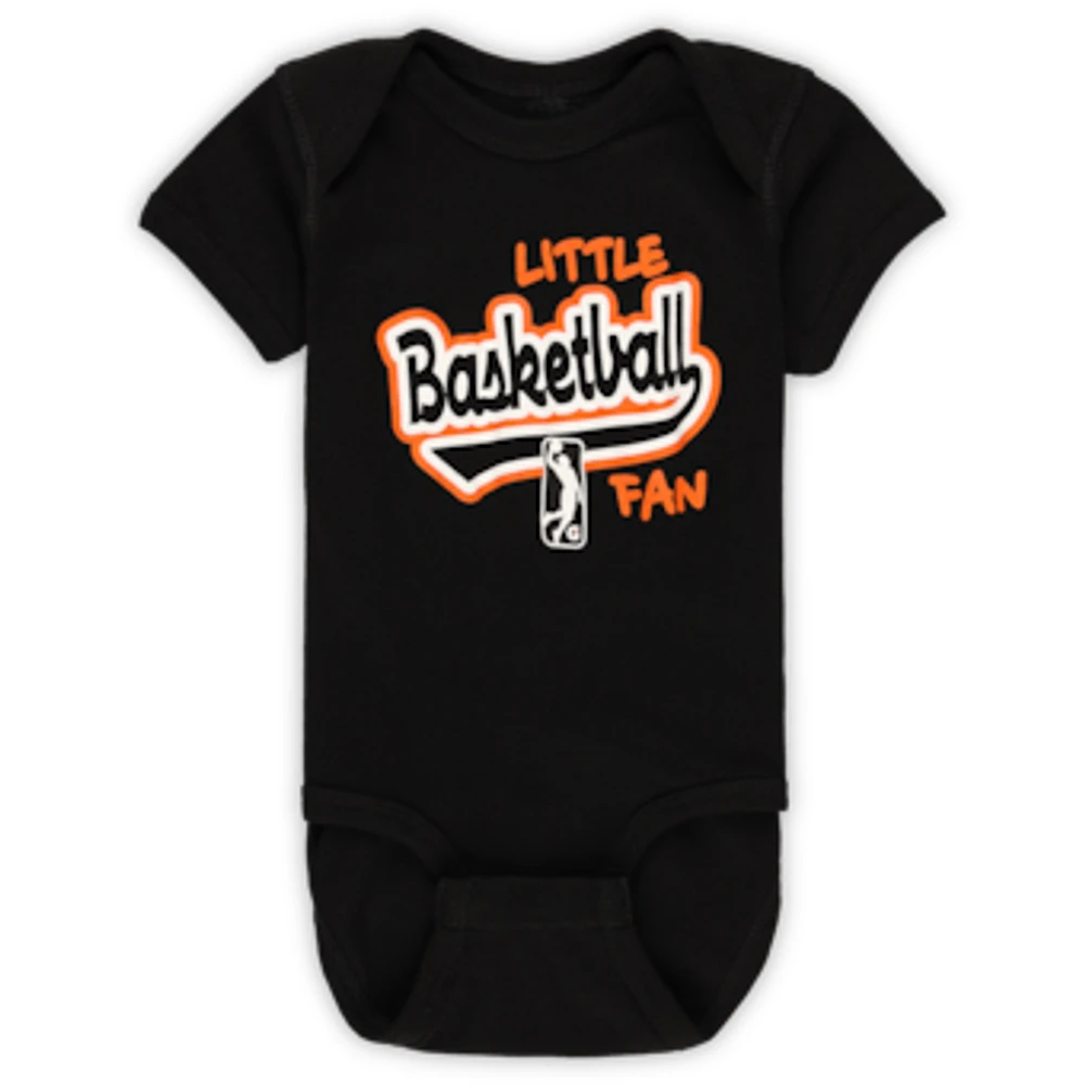 Newborn & Infant Black NBA G League Little Baller Logo Bodysuit