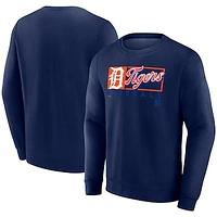 Men's Profile Navy Detroit Tigers Big & Tall Pullover Sweatshirt