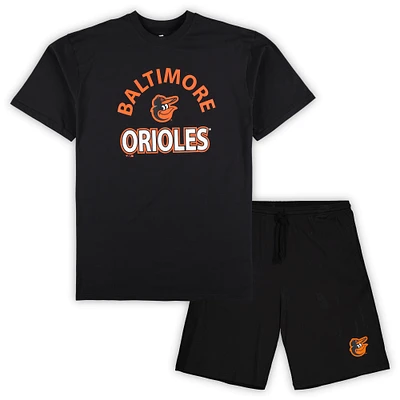 Men's Profile Baltimore Orioles Big & Tall T-Shirt Shorts Combo Set