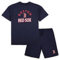 Men's Profile Boston Red Sox Big & Tall T-Shirt Shorts Combo Set