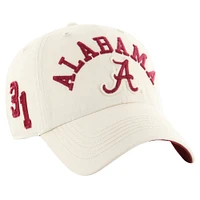 Men's '47 Khaki Alabama Crimson Tide Clubhouse Faber Clean Up Adjustable Hat