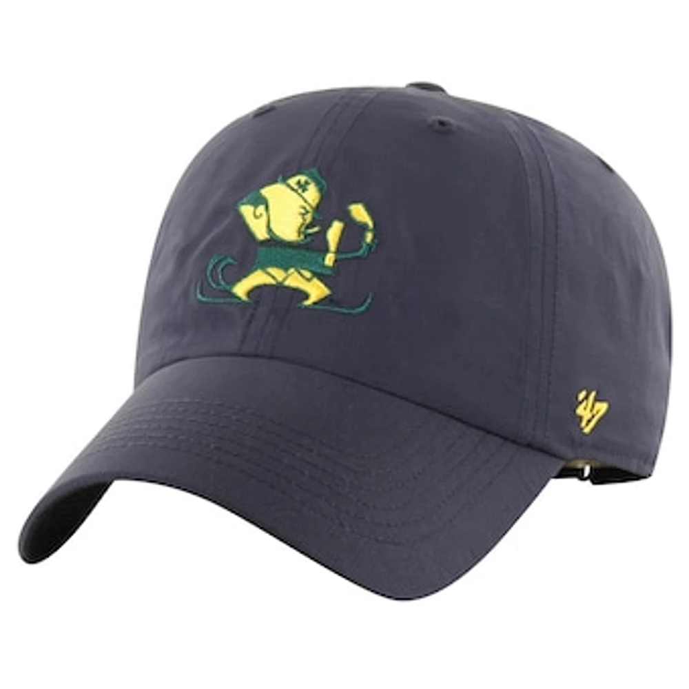 Men's '47 Navy Notre Dame Fighting Irish Clean Up brrr° Adjustable Hat