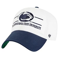 Men's '47 White Penn State Nittany Lions Gridiron Clean Up Adjustable Hat