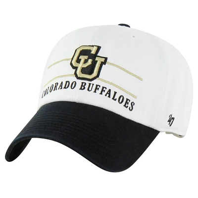 Men's '47 White Colorado Buffaloes Gridiron Clean Up Adjustable Hat