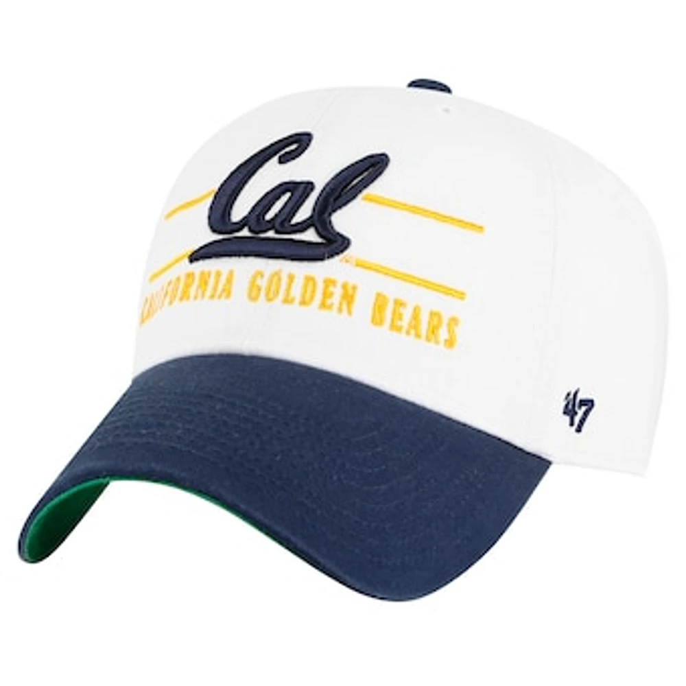 Men's '47 White Cal Bears Gridiron Clean Up Adjustable Hat