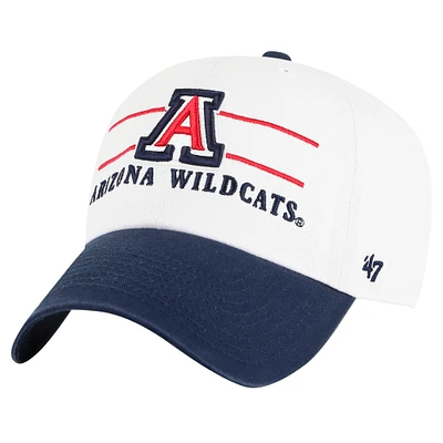 Men's '47 White Arizona Wildcats Gridiron Clean Up Adjustable Hat