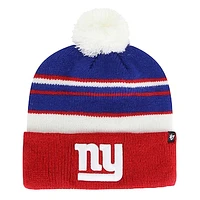 Youth '47 Royal/Red New York Giants Peewee Cuffed Knit Hat with Pom