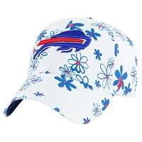 Girls Preschool '47 White Buffalo Bills Daisy Delight Clean Up Adjustable Hat