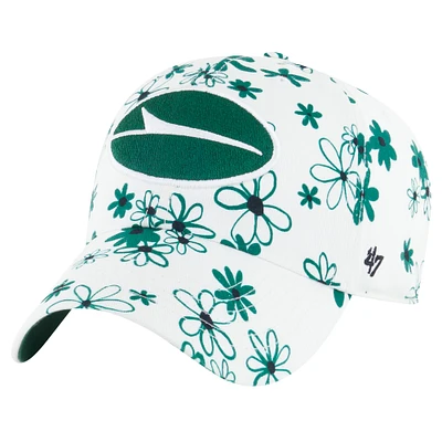 Girls Preschool '47 White New York Jets Daisy Delight Clean Up Adjustable Hat