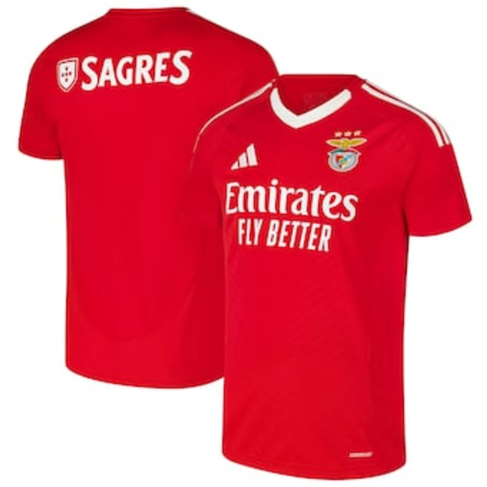 Men's adidas Red Benfica 2024/25 Home Replica Jersey