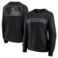 Women's Fanatics Black MLB Elements Flow Pullover Sweatshirt