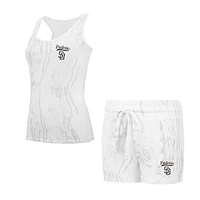 Women's Concepts Sport San Diego Padres Quartz Tank Top & Shorts Set