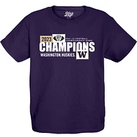 Youth Blue 84  Purple Washington Huskies 2023 Pac-12 Football Conference Champions Locker Room T-Shirt