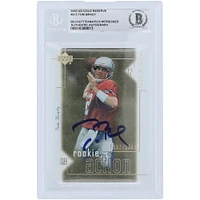 Tom Brady New England Patriots Autographed 2000 Upper Deck Gold Reserve #215 #1997/2500 Beckett Fanatics Witnessed Authenticated Rookie Card