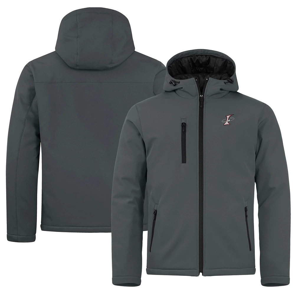 Men's Cutter & Buck Steel Albuquerque Isotopes Clique Equinox Insulated Softshell Full-Zip Jacket