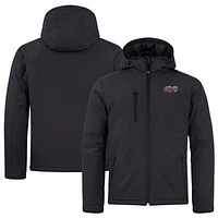 Men's Cutter & Buck  Black Lansing Lugnuts Clique Equinox Insulated Softshell Full-Zip Jacket