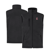 Men's Cutter & Buck  Black Greenville Drive Clique Equinox Insulated Softshell Vest