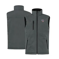 Men's Cutter & Buck  Steel Iowa Cubs Clique Equinox Insulated Softshell Vest