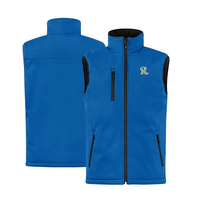 Men's Cutter & Buck  Royal Frisco RoughRiders Clique Equinox Insulated Softshell Vest