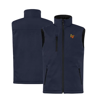 Men's Cutter & Buck  Navy Las Vegas Aviators Clique Equinox Insulated Softshell Vest