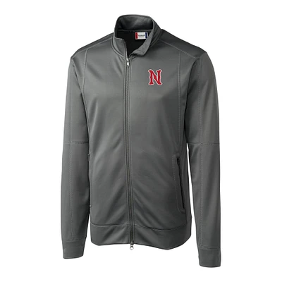 Men's Cutter & Buck  Gray Nashville Sounds Clique Helsa Performance Full-Zip Knit Jacket