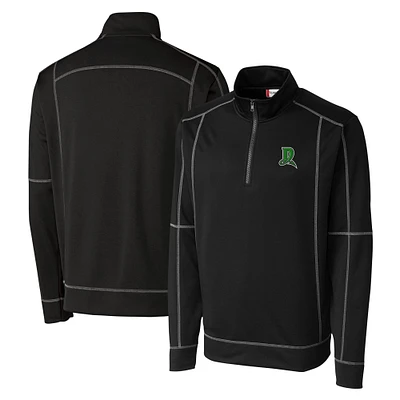 Men's Cutter & Buck Dayton Dragons Clique Helsa Performance Half-Zip Knit Pullover