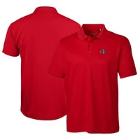Men's Cutter & Buck  Red Gwinnett Stripers Clique Ice Pique Tech Polo