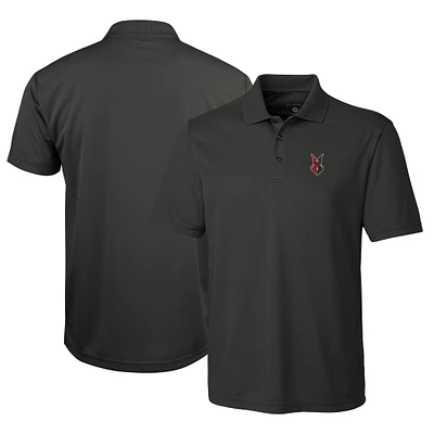 Men's Cutter & Buck  Gray Indianapolis Indians Clique Ice Pique Tech Polo